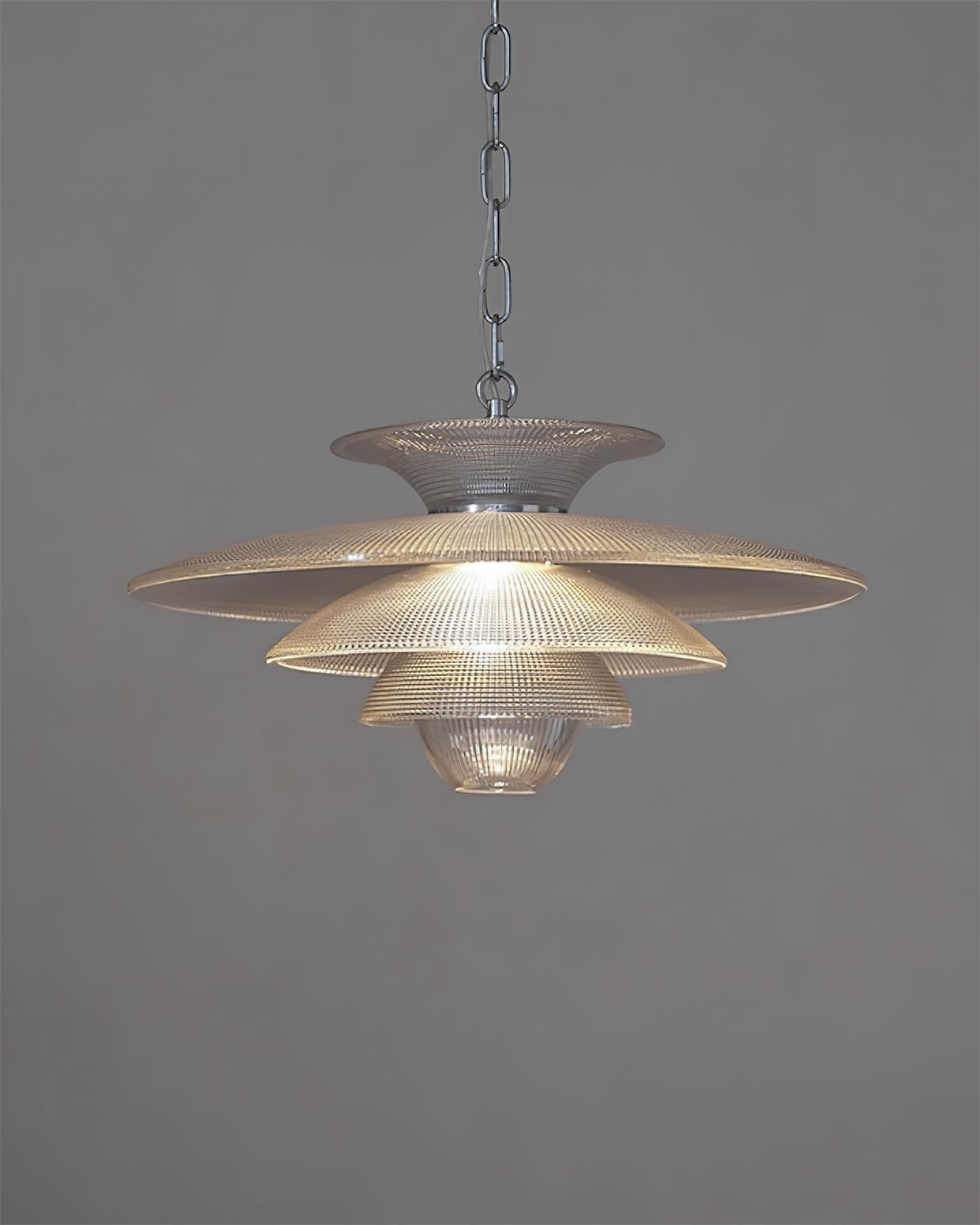 Cadenza Suspension en Verre Chrome Moderne - Neutralighting
