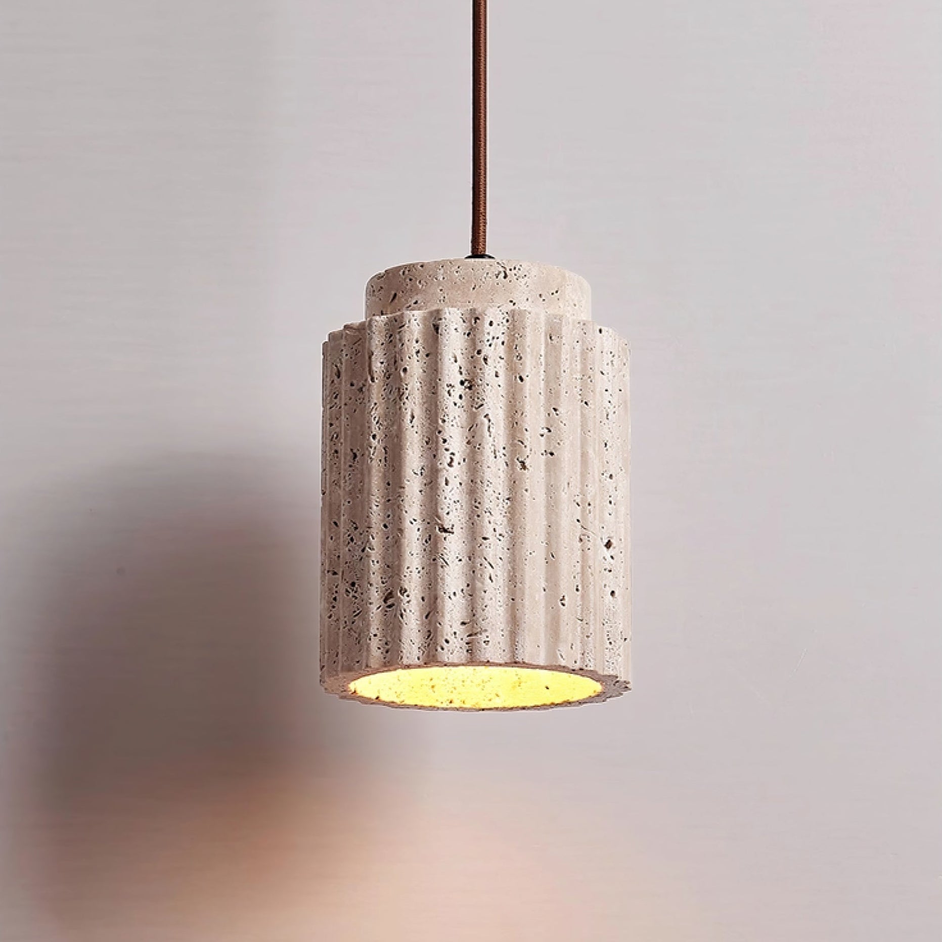 Mysolel Travertine Pendant Light - Letslighting