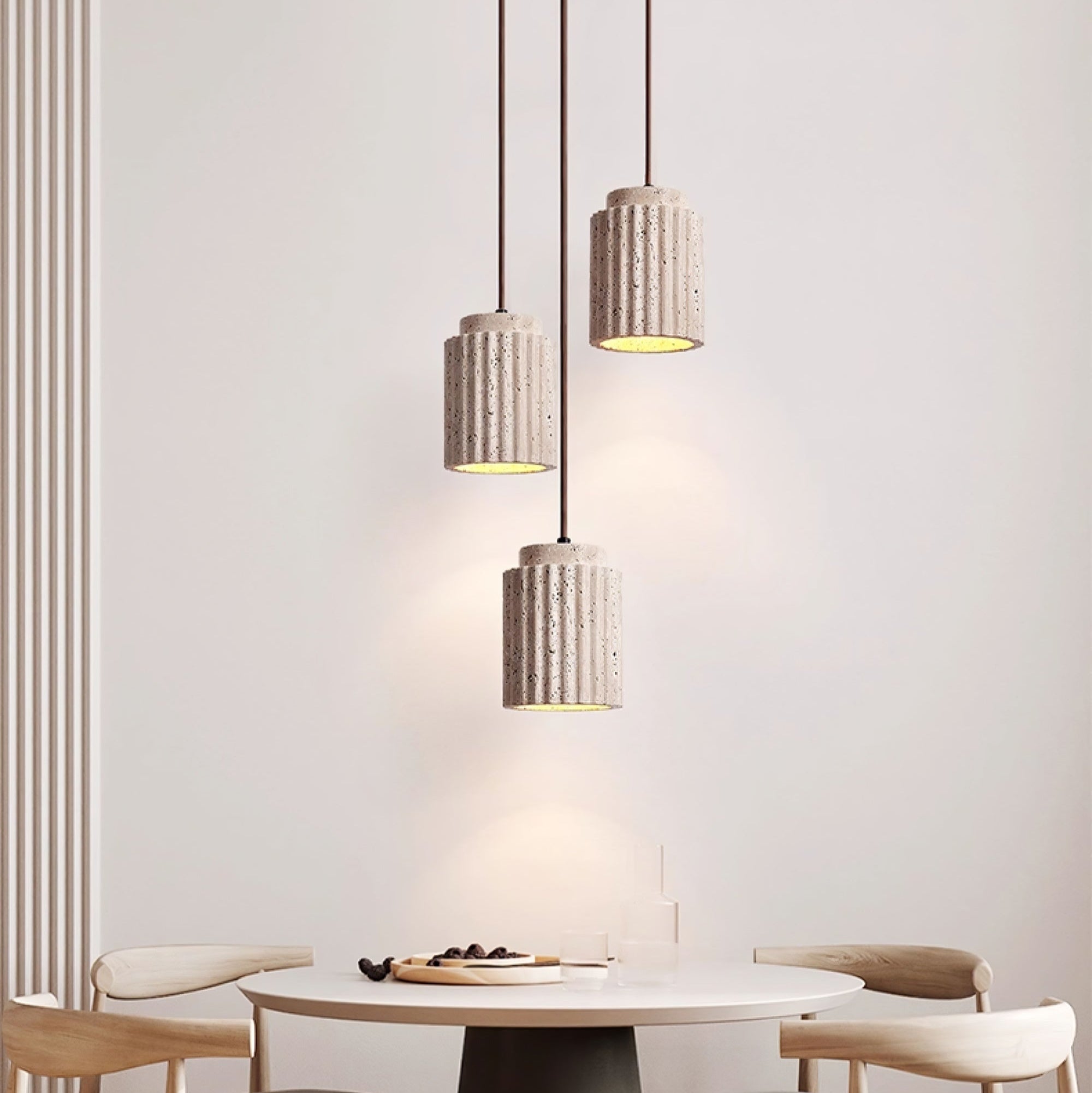 Mysolel Travertine Pendant Light - Letslighting