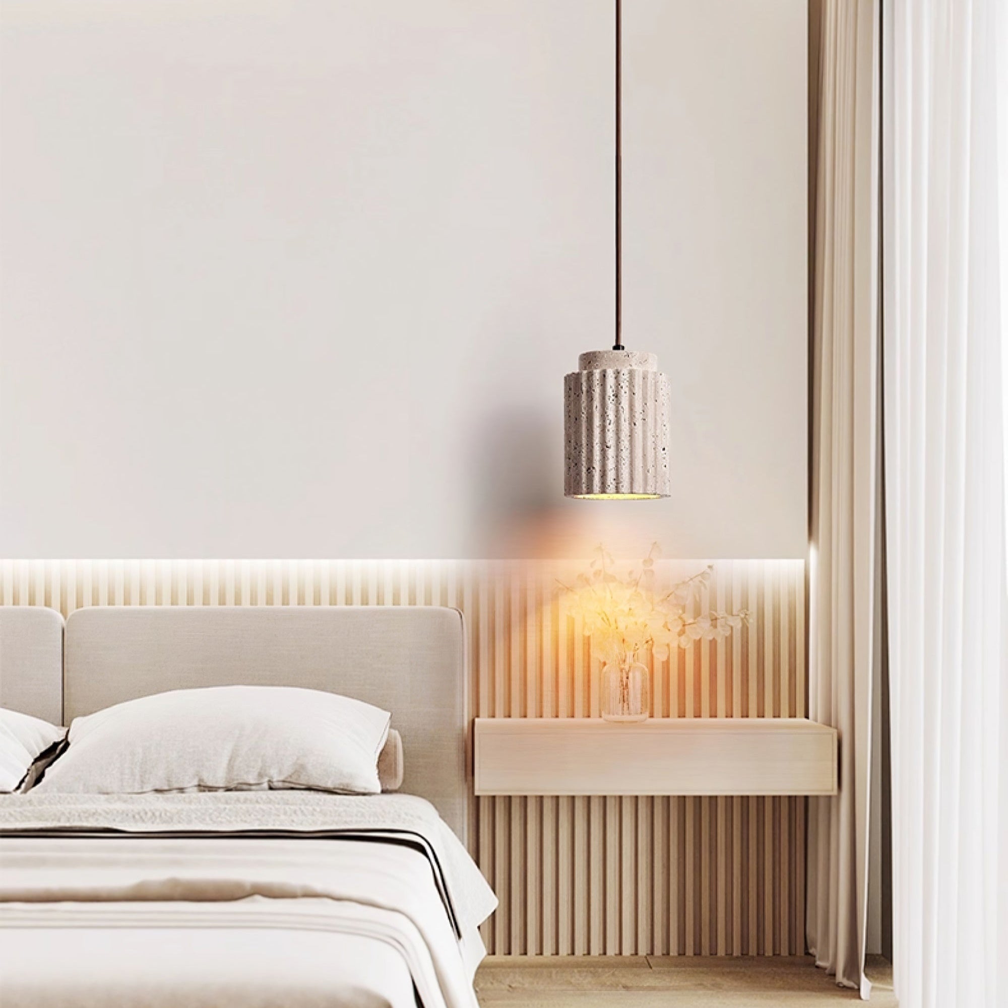 Mysolel Travertine Pendant Light - Letslighting