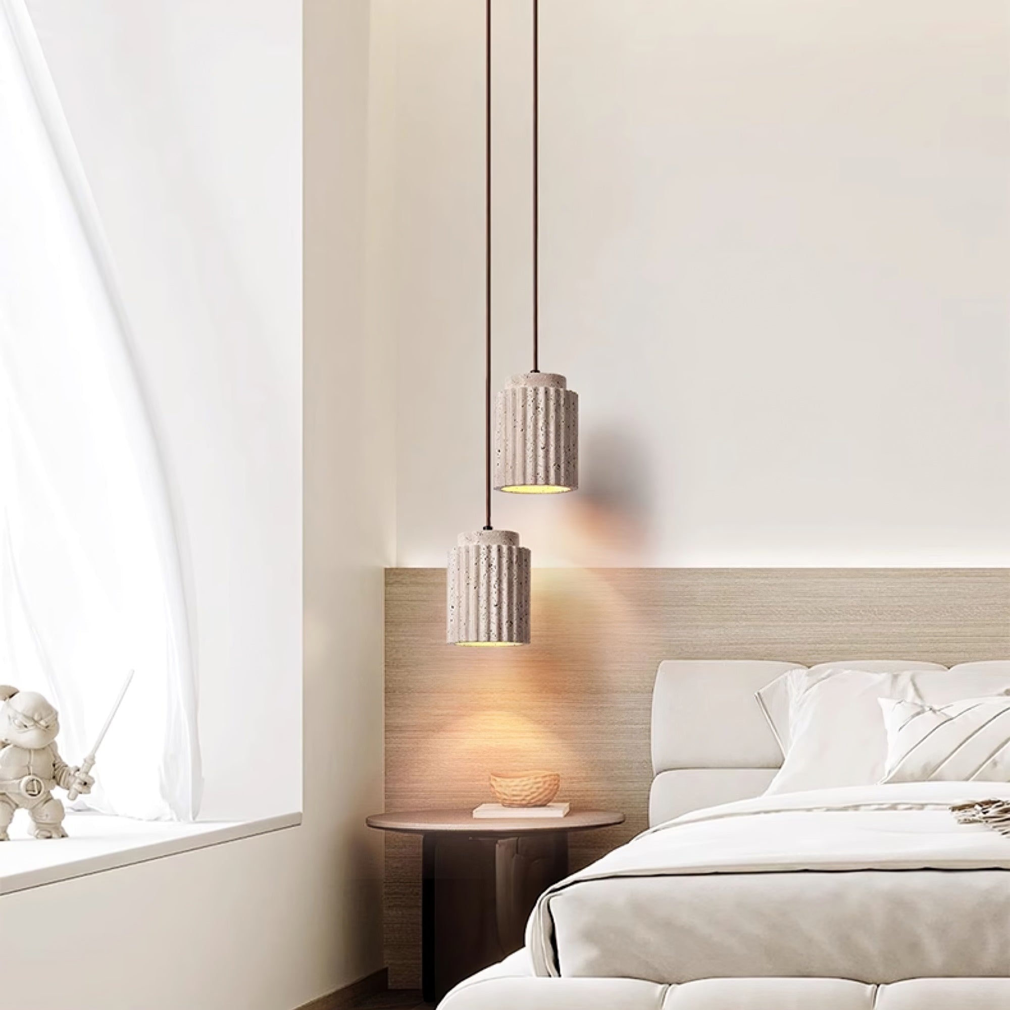 Mysolel Travertine Pendant Light - Letslighting