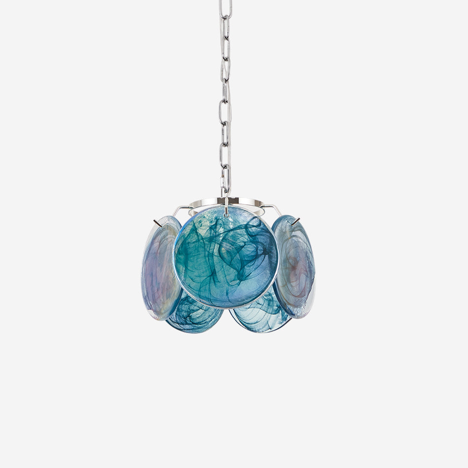 Caelina Lampe Pendante Disques en Verre Tourbillonnants - Neutralighting