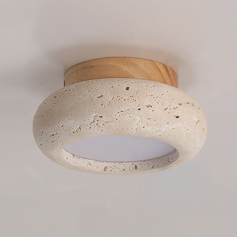 Astra Plafonnier Mini Donut en Travertin