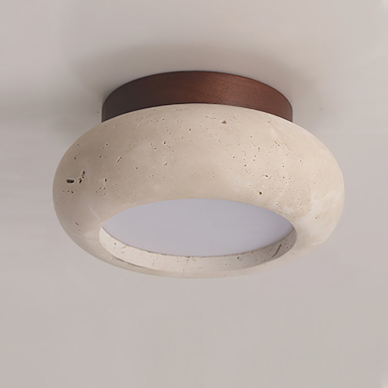 Astra Plafonnier Mini Donut en Travertin