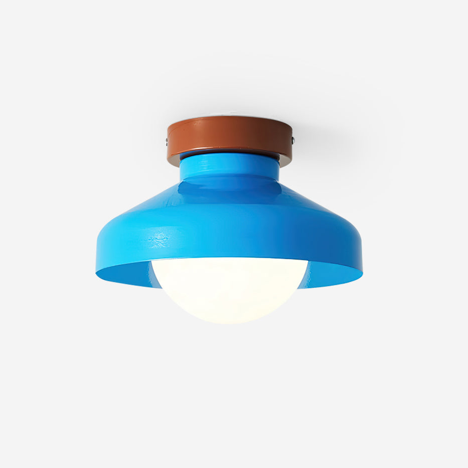 Solvane Blue Flush Mount Ceiling Light - Letslighting