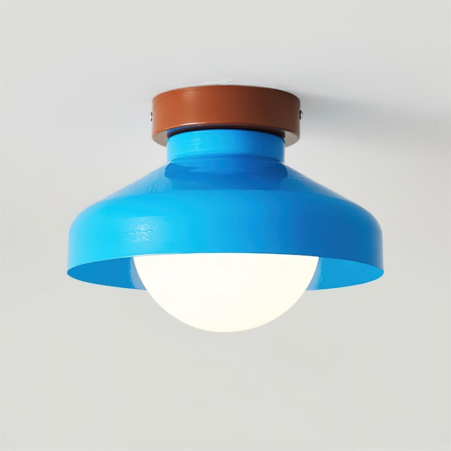 Solvane Blue Flush Mount Ceiling Light - Letslighting