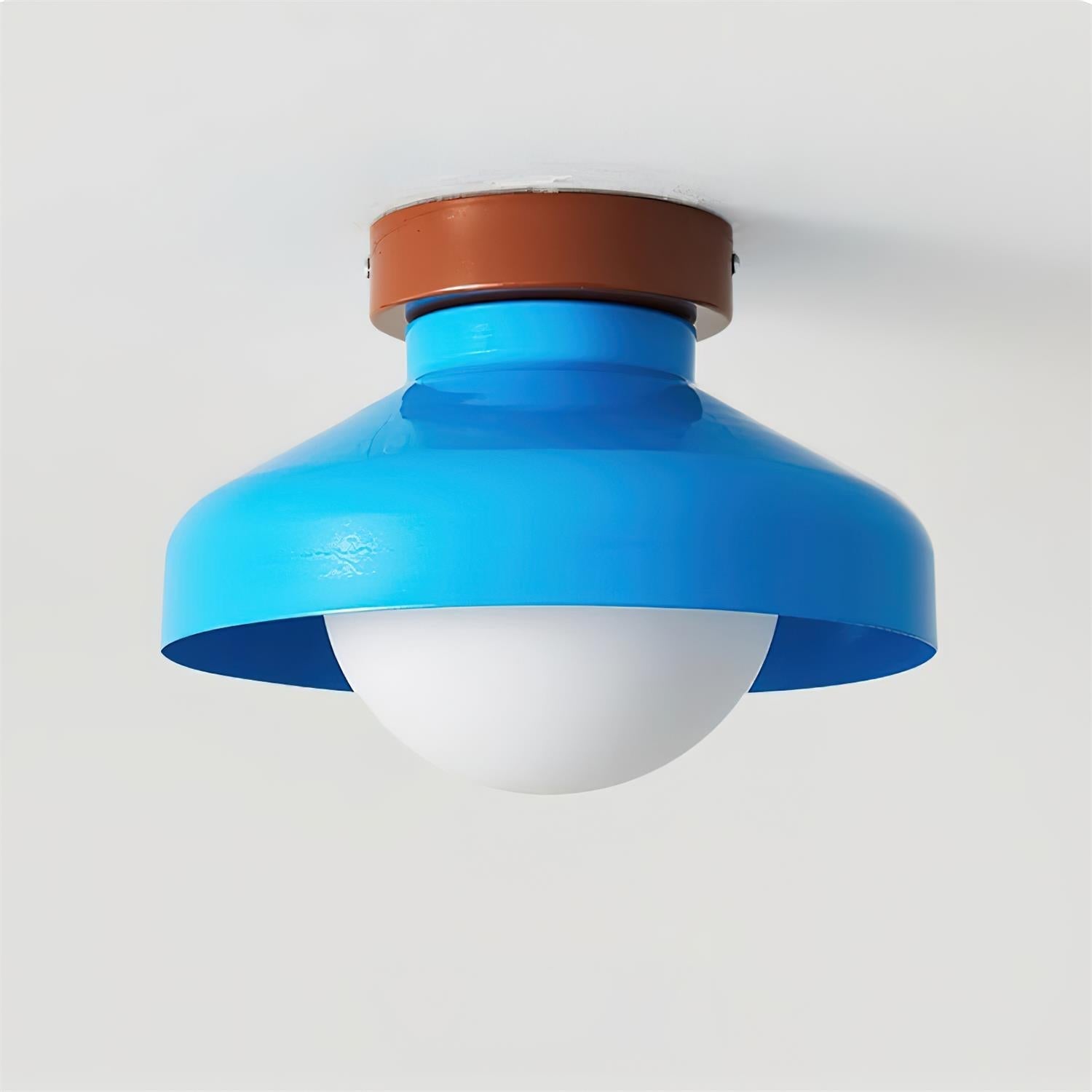 Solvane Blue Flush Mount Ceiling Light - Letslighting