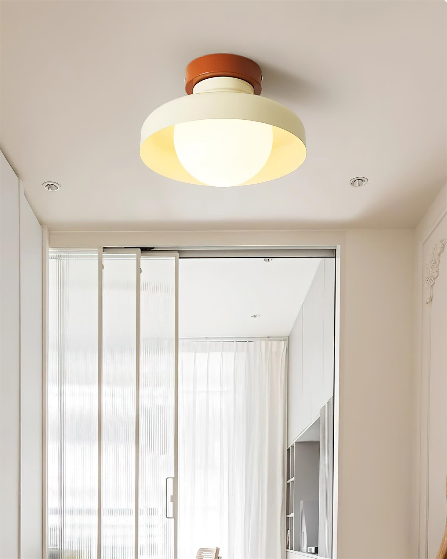 Solvane Blue Flush Mount Ceiling Light - Letslighting