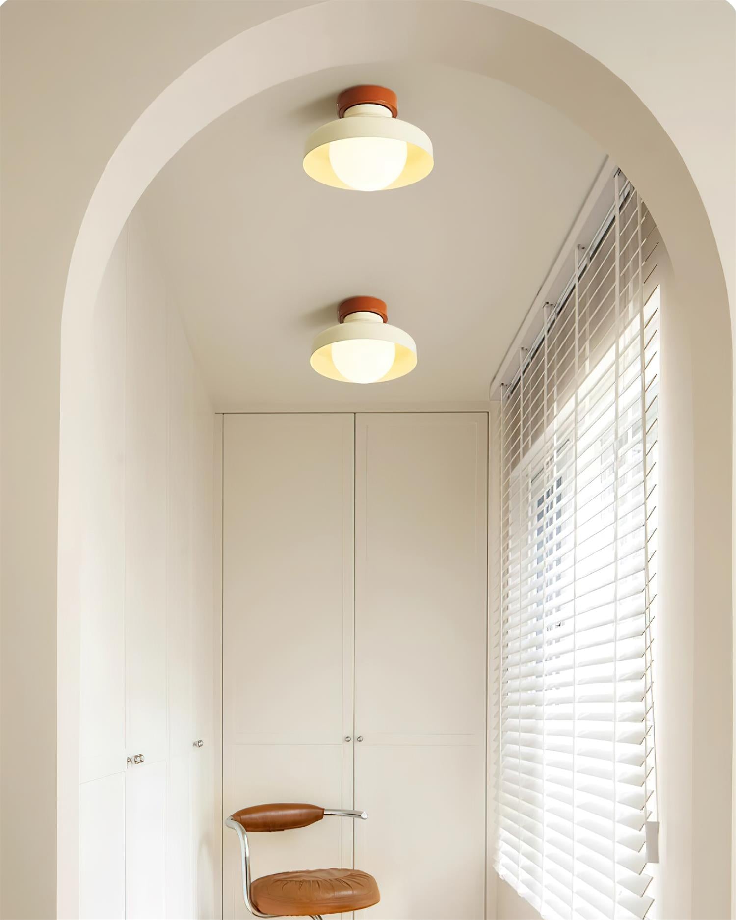 Solvane Blue Flush Mount Ceiling Light - Letslighting