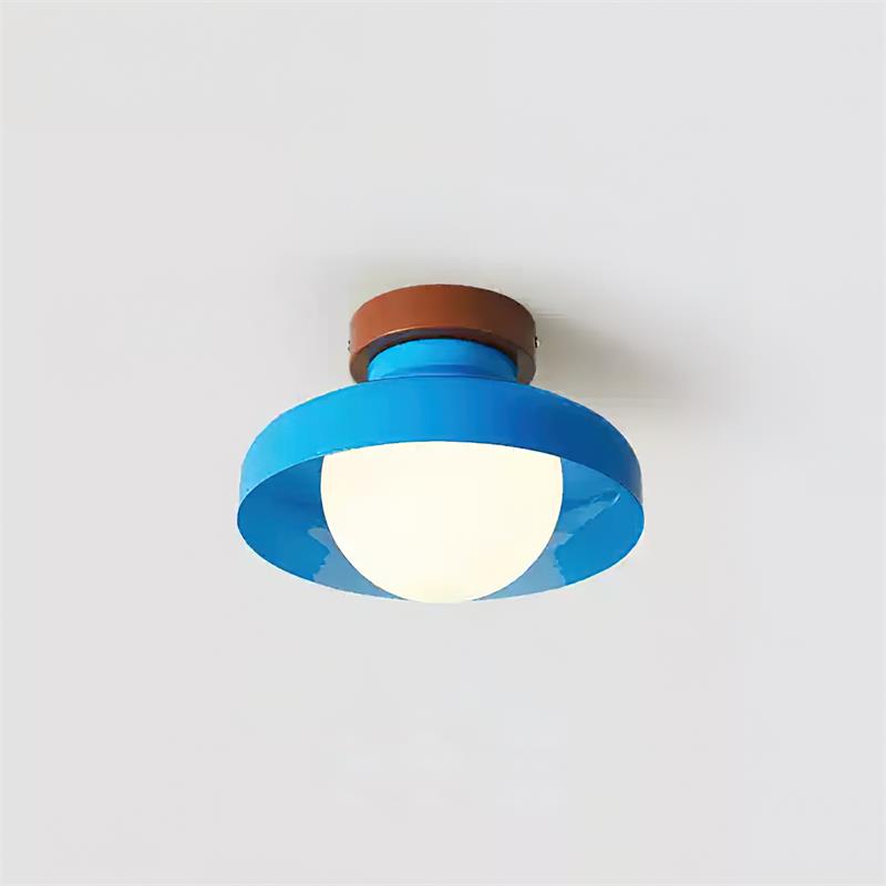 Solvane Blue Flush Mount Ceiling Light - Letslighting