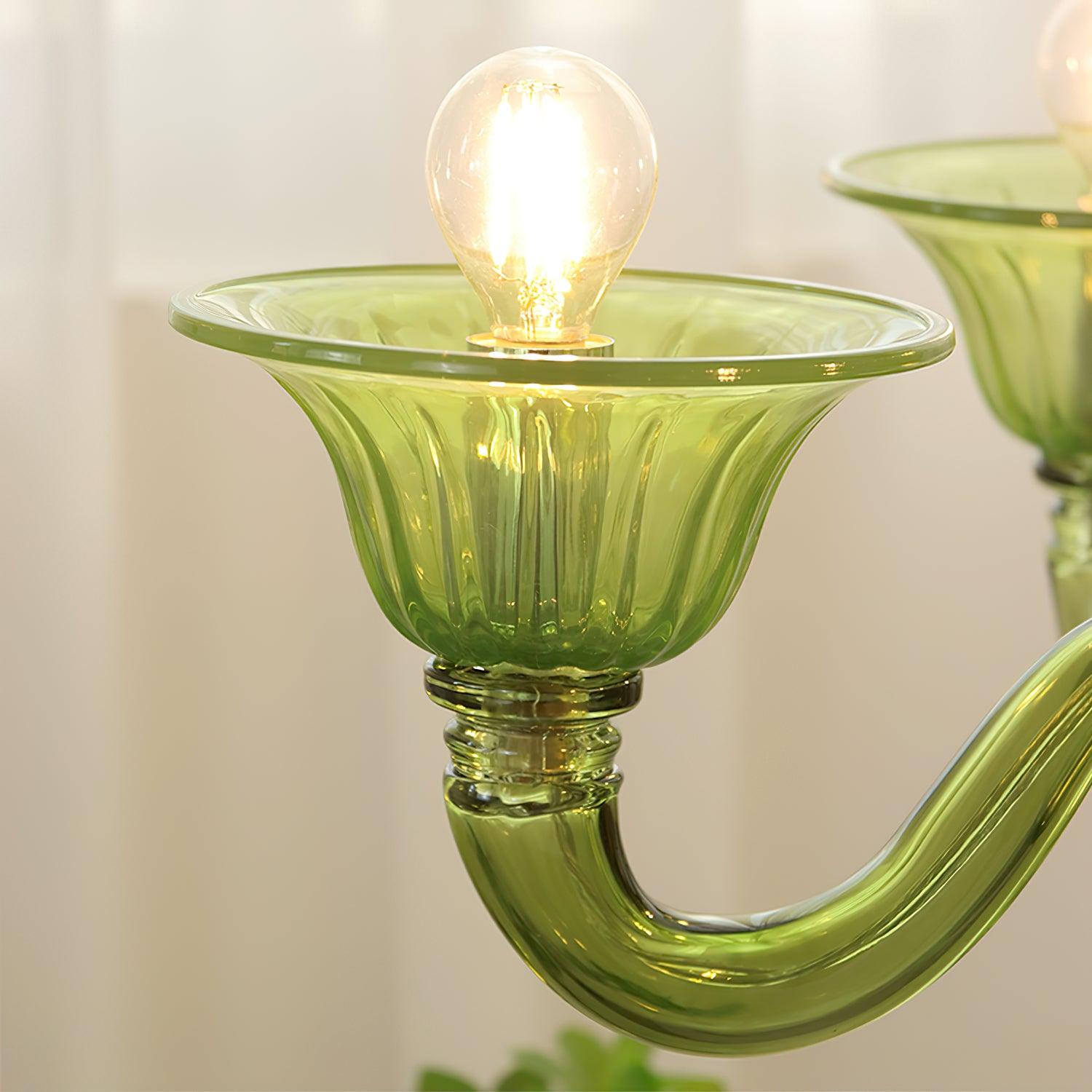 Aurora Chandelier Murano Glass Exotic - Blowlighting