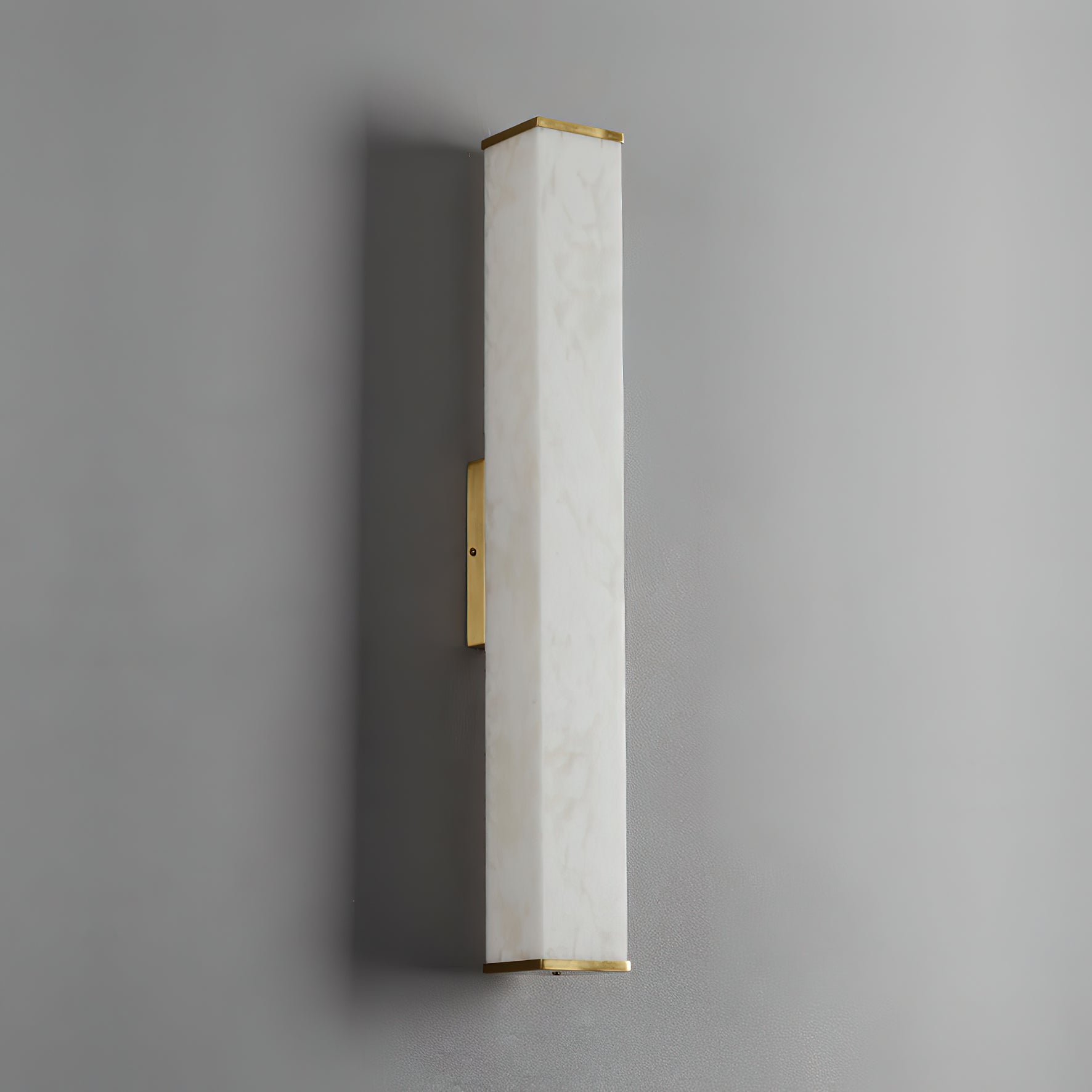 Arcus Lampe Murale Applique Style Élégant Minimaliste Moderne en Laiton et Albâtre - Neutralighting