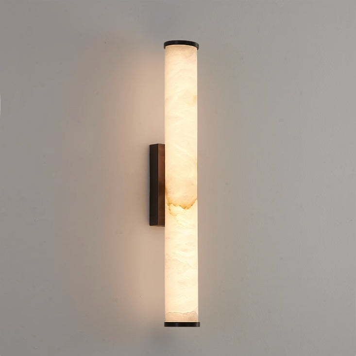 Arcus Lampe Murale Applique Style Élégant Minimaliste Moderne en Laiton et Albâtre - Neutralighting