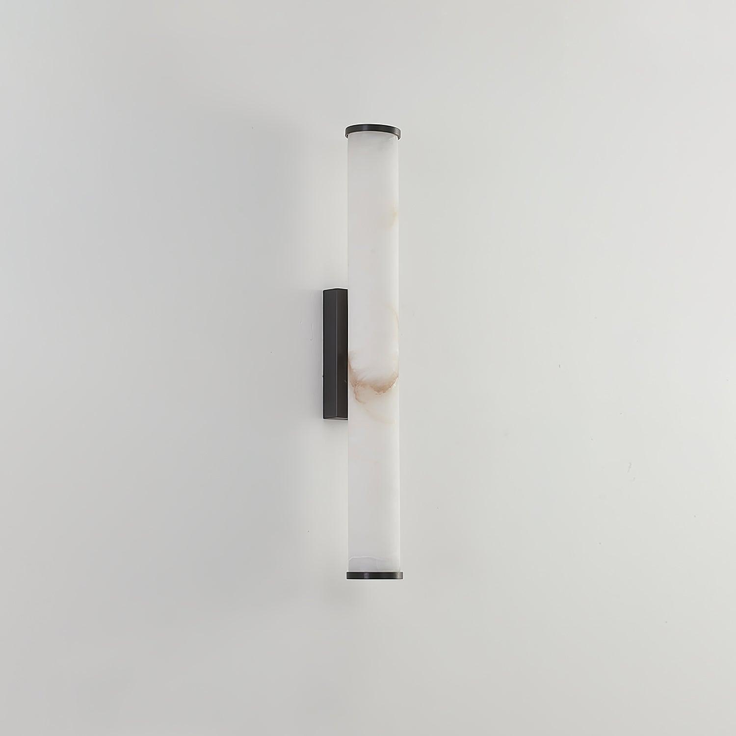Klyr Applique Murale Cylindrique Verticale en Albâtre