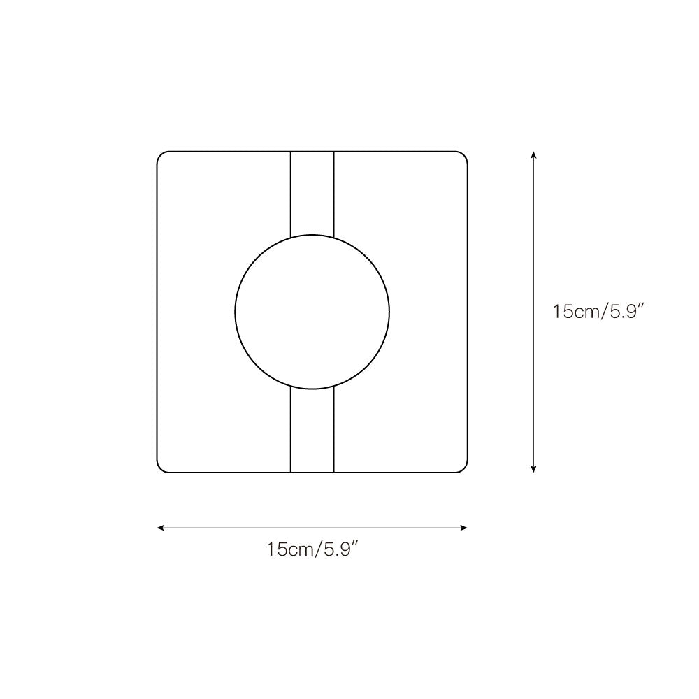 Kosmo Modern Minimalist Clear Travertine Wall Lamp - Lamp Copper