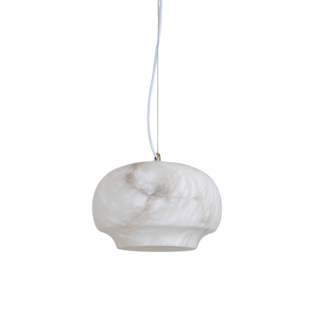 Miroir Lampe Pendante en Albâtre et Métal Minimaliste Moderne - Neutralighting