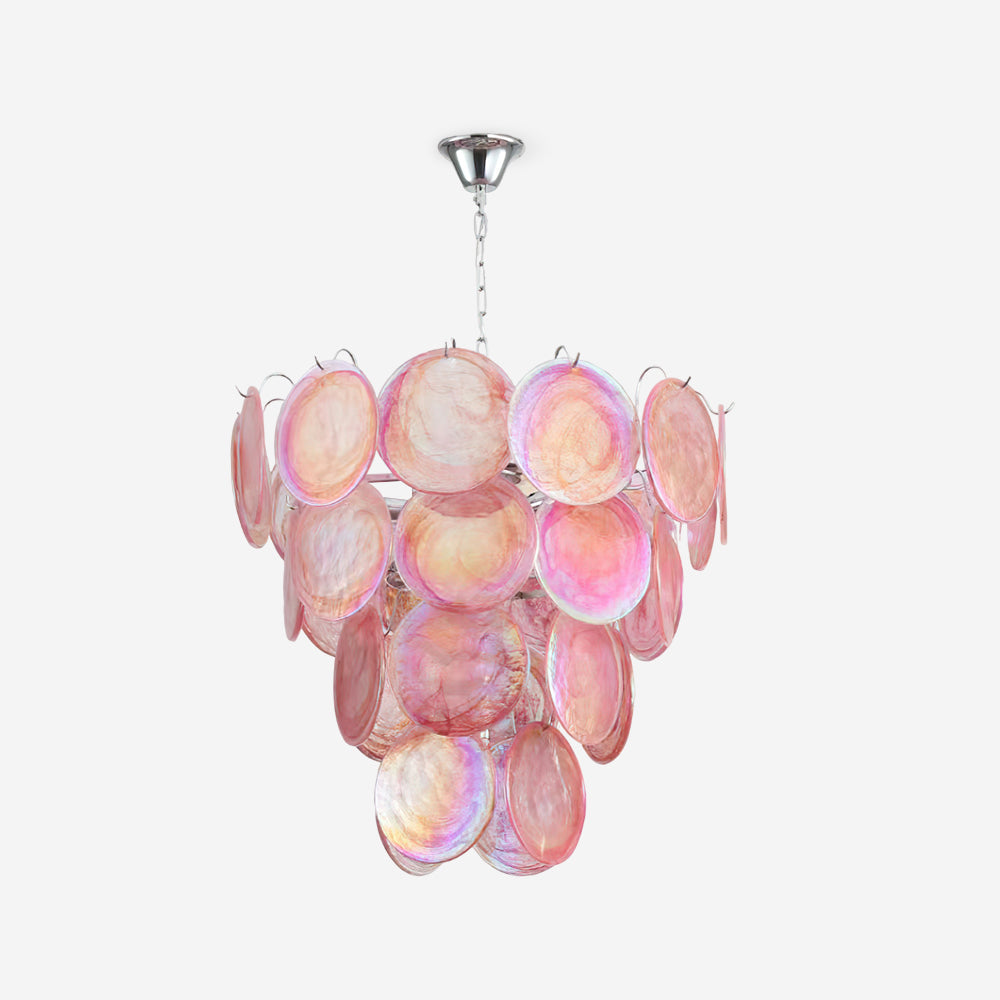 Camisa Lustre Couches de Disques en Verre Murano - Neutralighting
