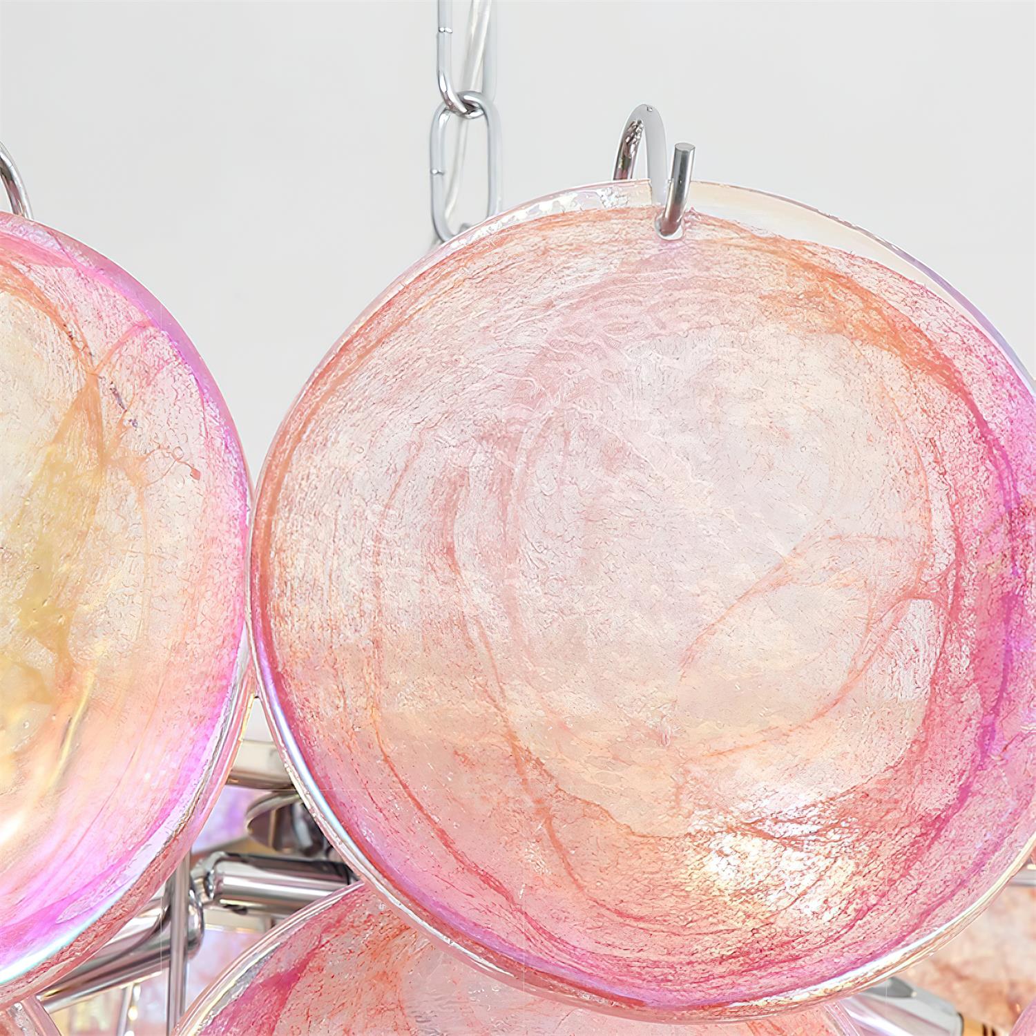 Camisa Lustre Couches de Disques en Verre Murano - Neutralighting