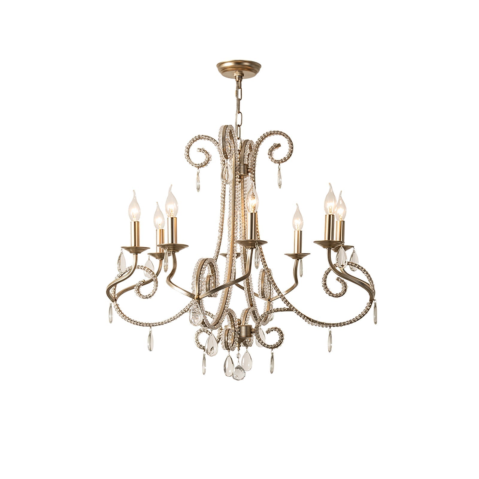 Elysara Crystal Candle Chandelier - Blowlighting