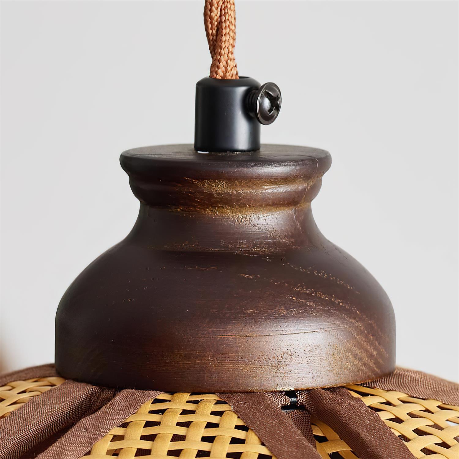 Capelina Lampe Pendante Pétale en Bois Moderne - Neutralighting