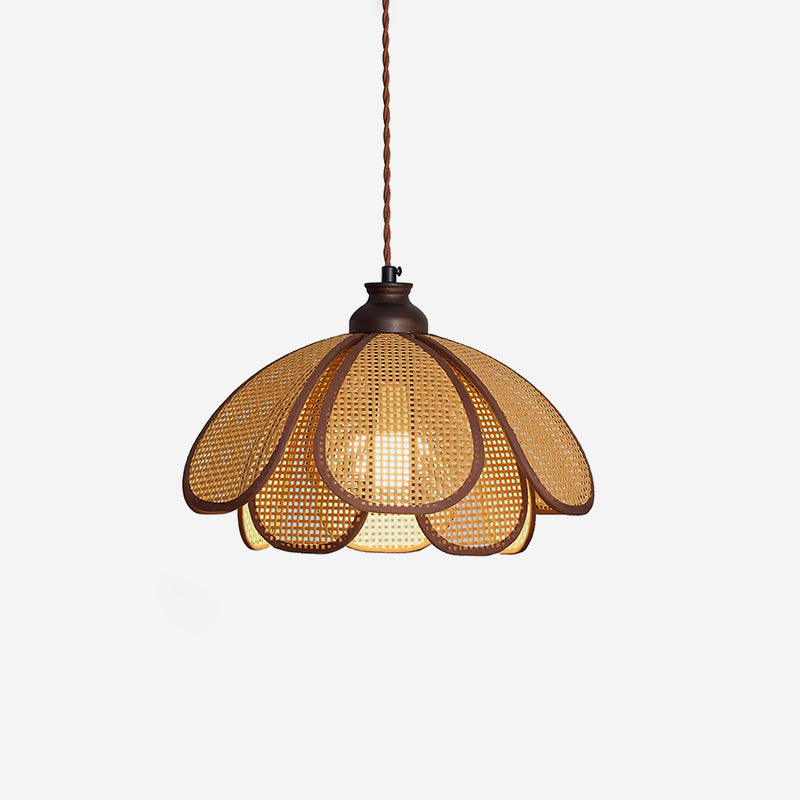Capelina Lampe Pendante Pétale en Bois Moderne - Neutralighting