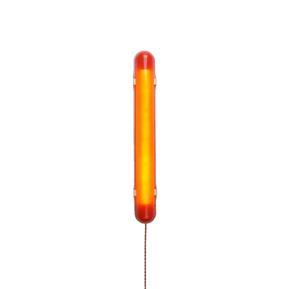 Vivid Modern Minimalist Joy Plug-in Red Plastic Wall Lamp - Lamp Copper