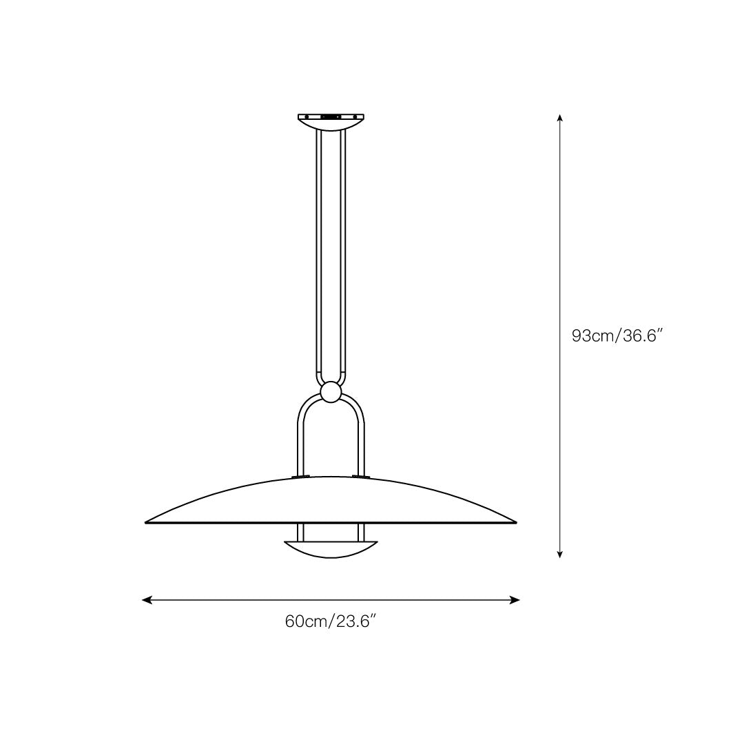 Cara Lampe Pendante en Métal de Laiton Minimaliste Moderne - Neutralighting