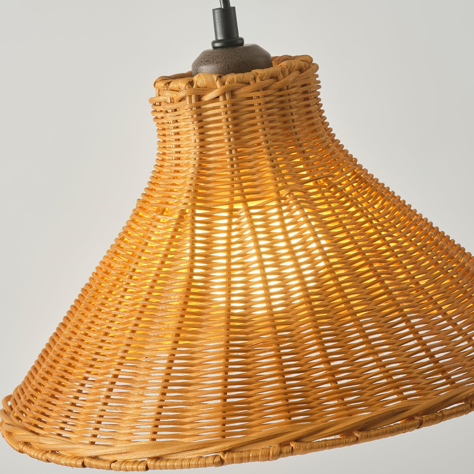 Vamirel Lampe Pendante en Rotin Naturel Minimaliste Moderne - Neutralighting