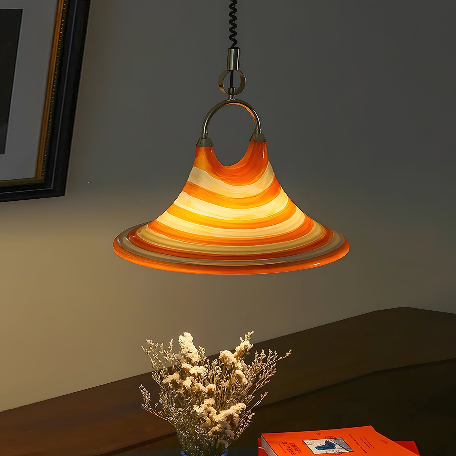 Aria Lustre en Plastique à Créativité Individuelle en Forme de Trompette - Neutralighting