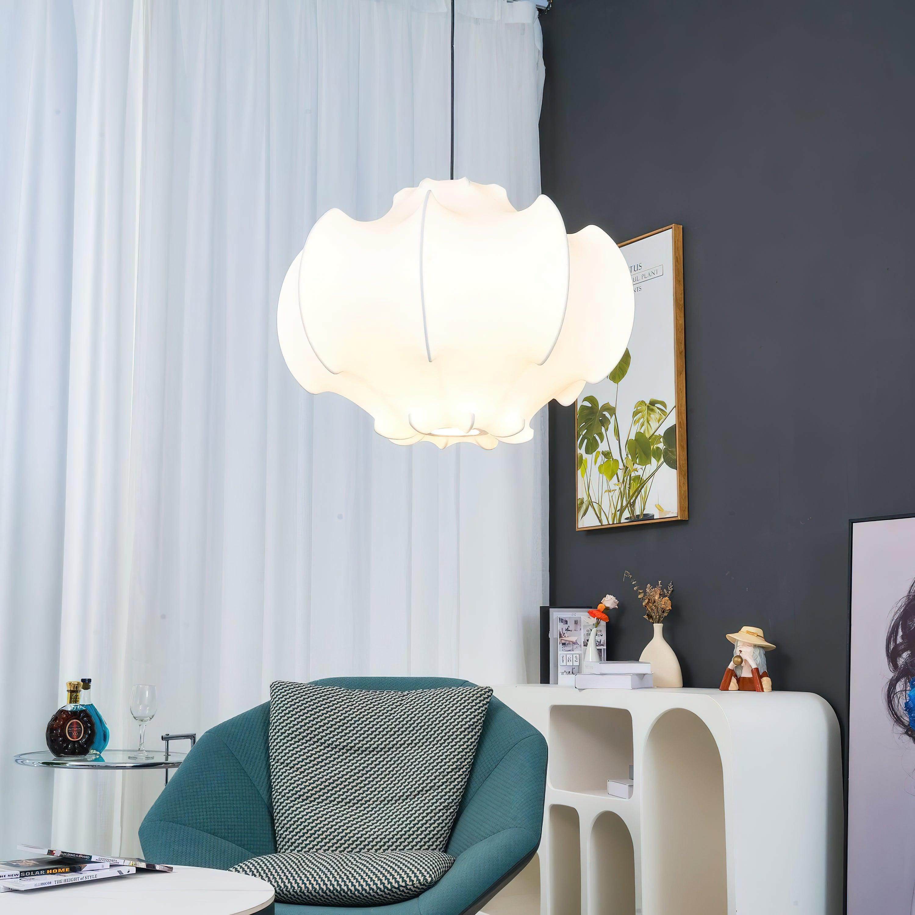 Skapa Lustre Pendentif Forme Douce Courbée Plissée - Neutralighting