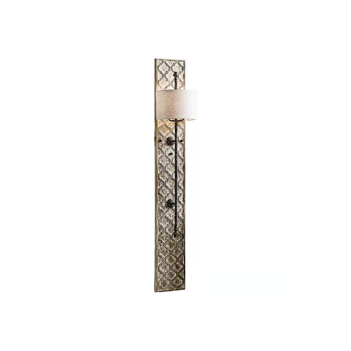 Echo Panel Creativity Wooden Fabric Sconce Wall Lamp - Lamp Copper