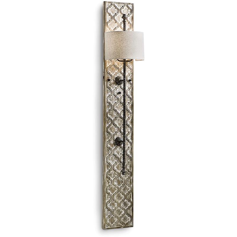 Echo Panel Creativity Wooden Fabric Sconce Wall Lamp - Lamp Copper