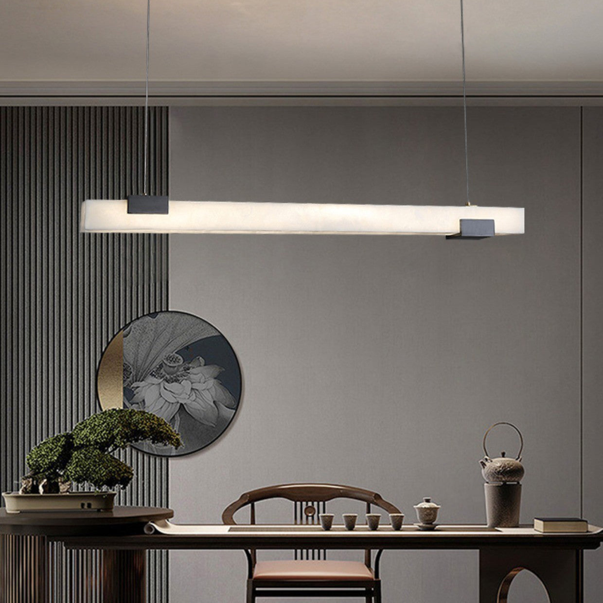 Avert Lampe Pendante en Laiton et Albâtre Minimaliste Moderne - Neutralighting