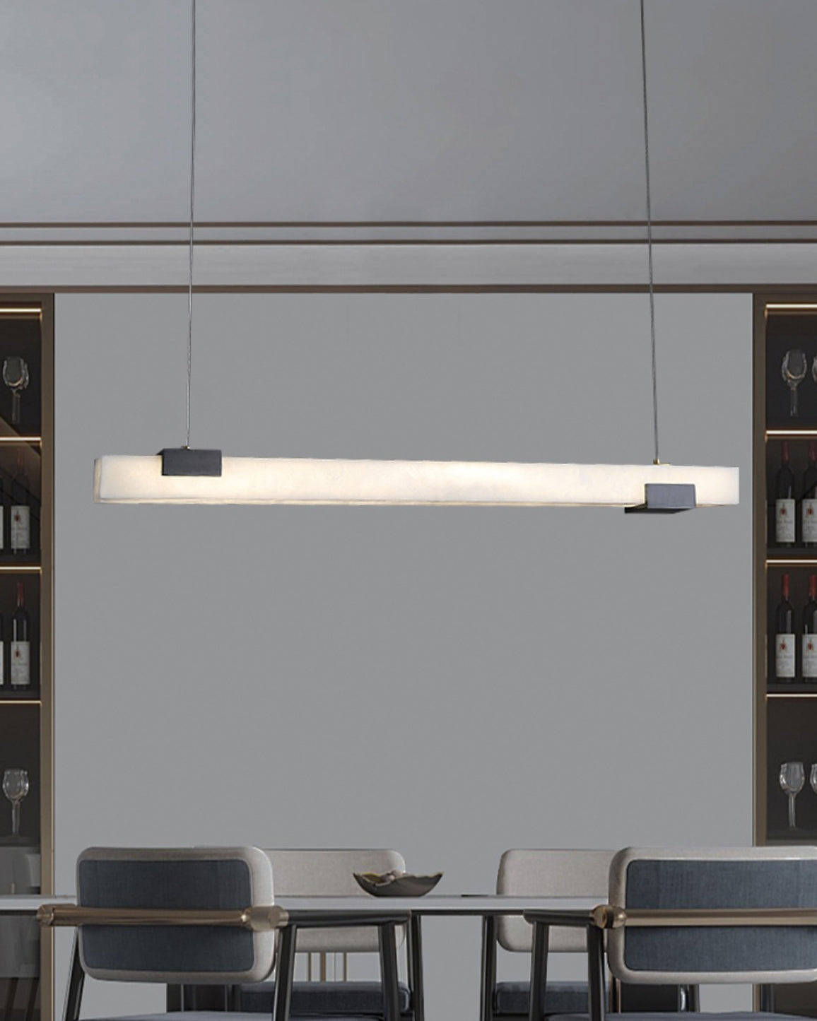 Avert Lampe Pendante en Laiton et Albâtre Minimaliste Moderne - Neutralighting