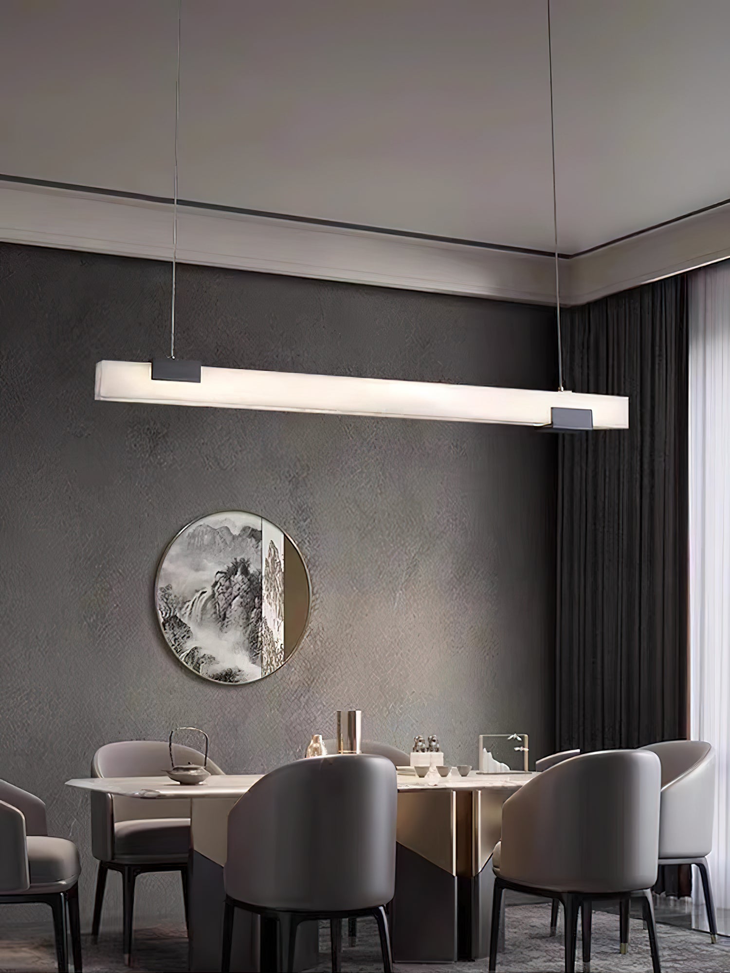Avert Lampe Pendante en Laiton et Albâtre Minimaliste Moderne - Neutralighting