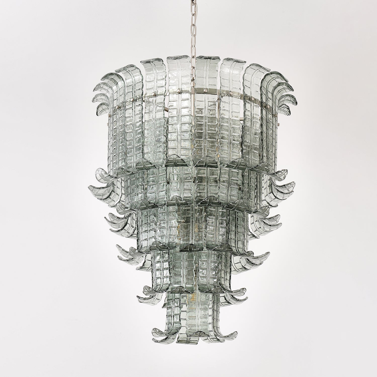 Aurora Chandelier Cascade Murano Glass Tiered Vintage - Letslighting