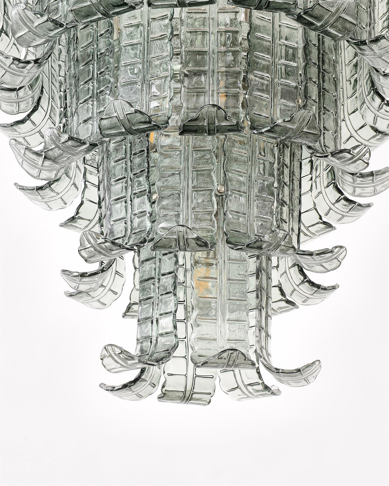 Aurora Chandelier Cascade Murano Glass Tiered Vintage - Letslighting