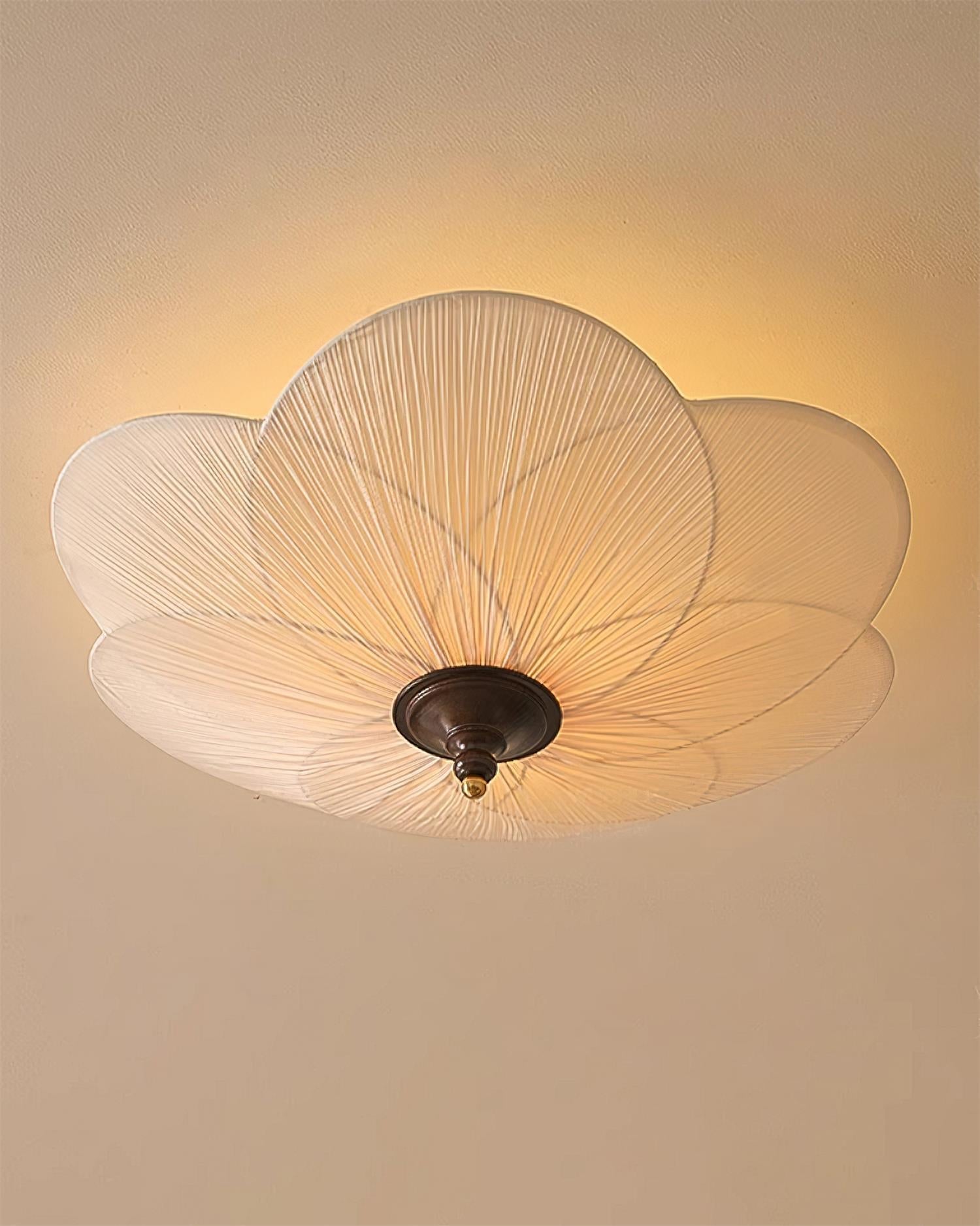 Evola Petal-Inspired Flush Mount Ceiling Light - Letslighting