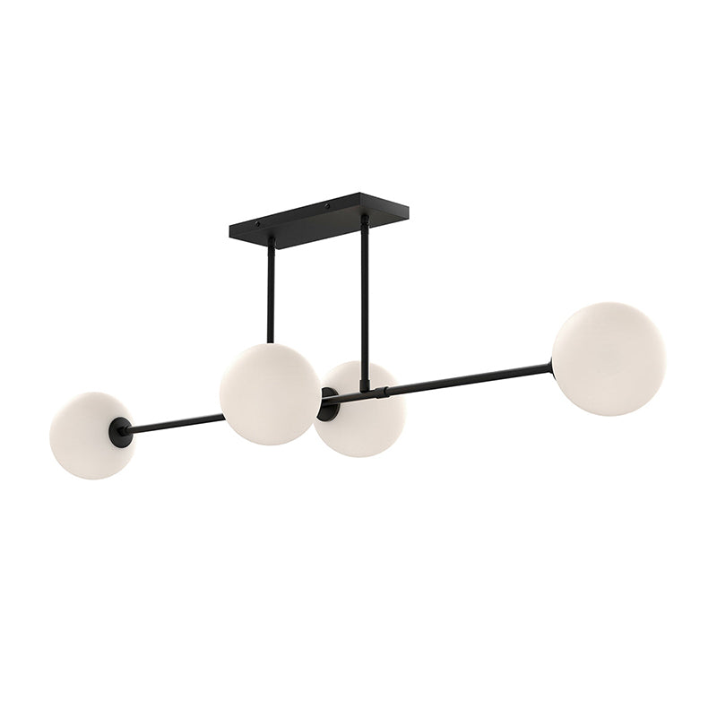 Glint Lampe Pendante Linéaire en Métal et Verre Mid-Century - Neutralighting