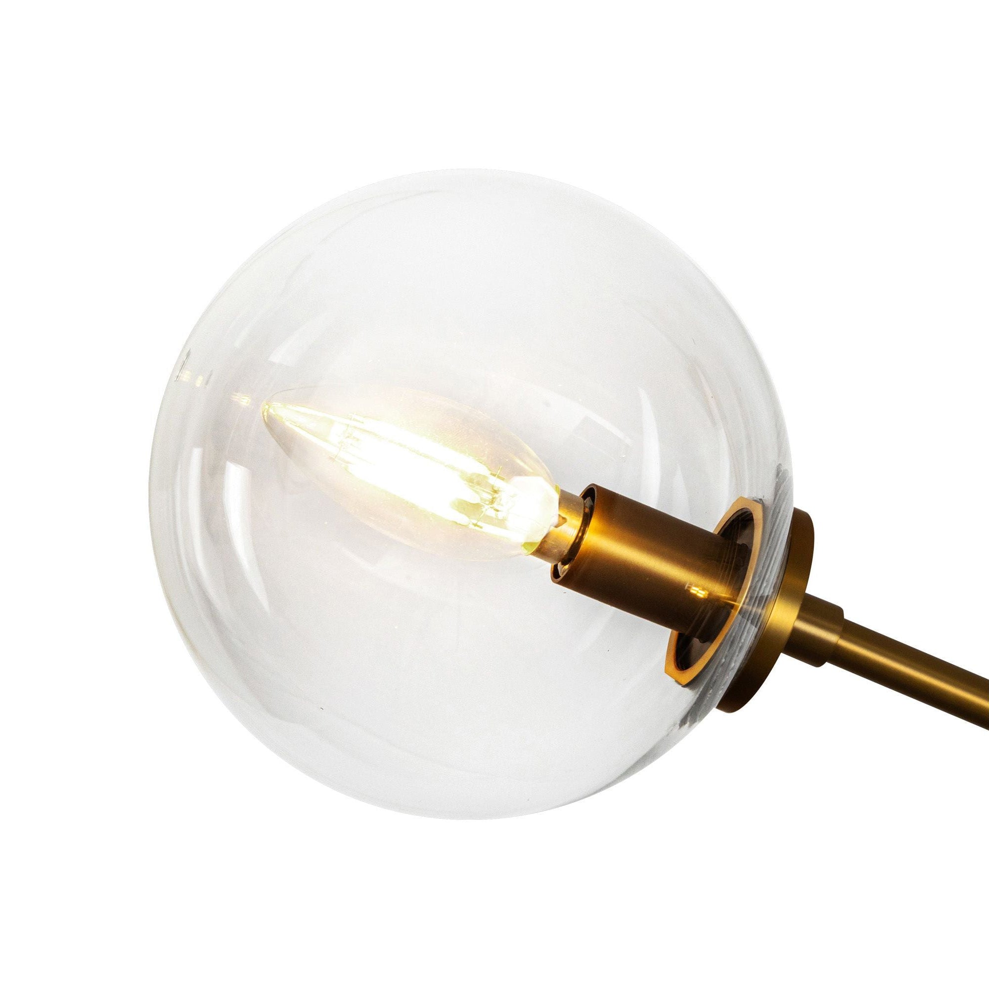 Glint Lampe Pendante Linéaire en Métal et Verre Mid-Century - Neutralighting