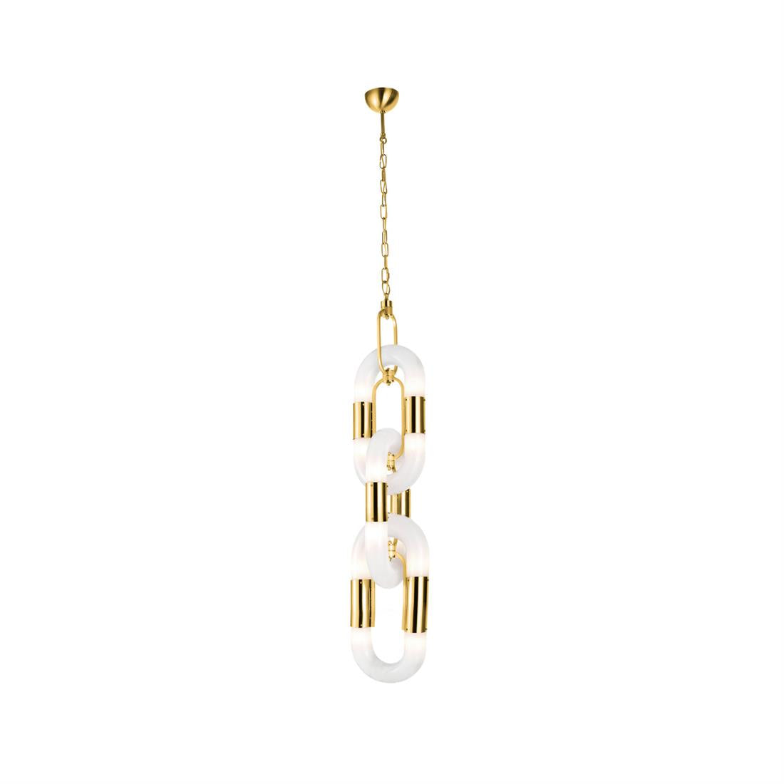 Zeta Lampe Pendante Acrylique Moderne Chaîne - Neutralighting
