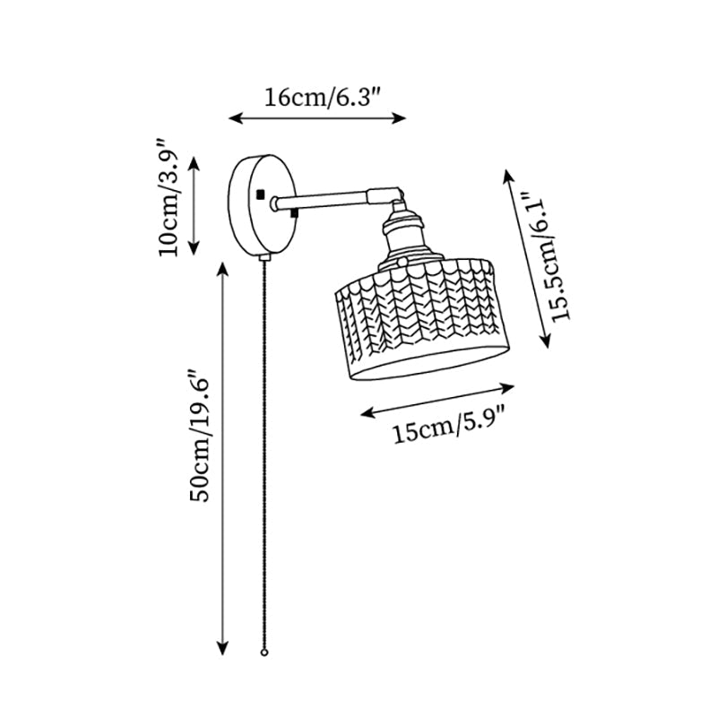 Infinity Applique Murale Laiton Chaîne Verte - Neutralighting