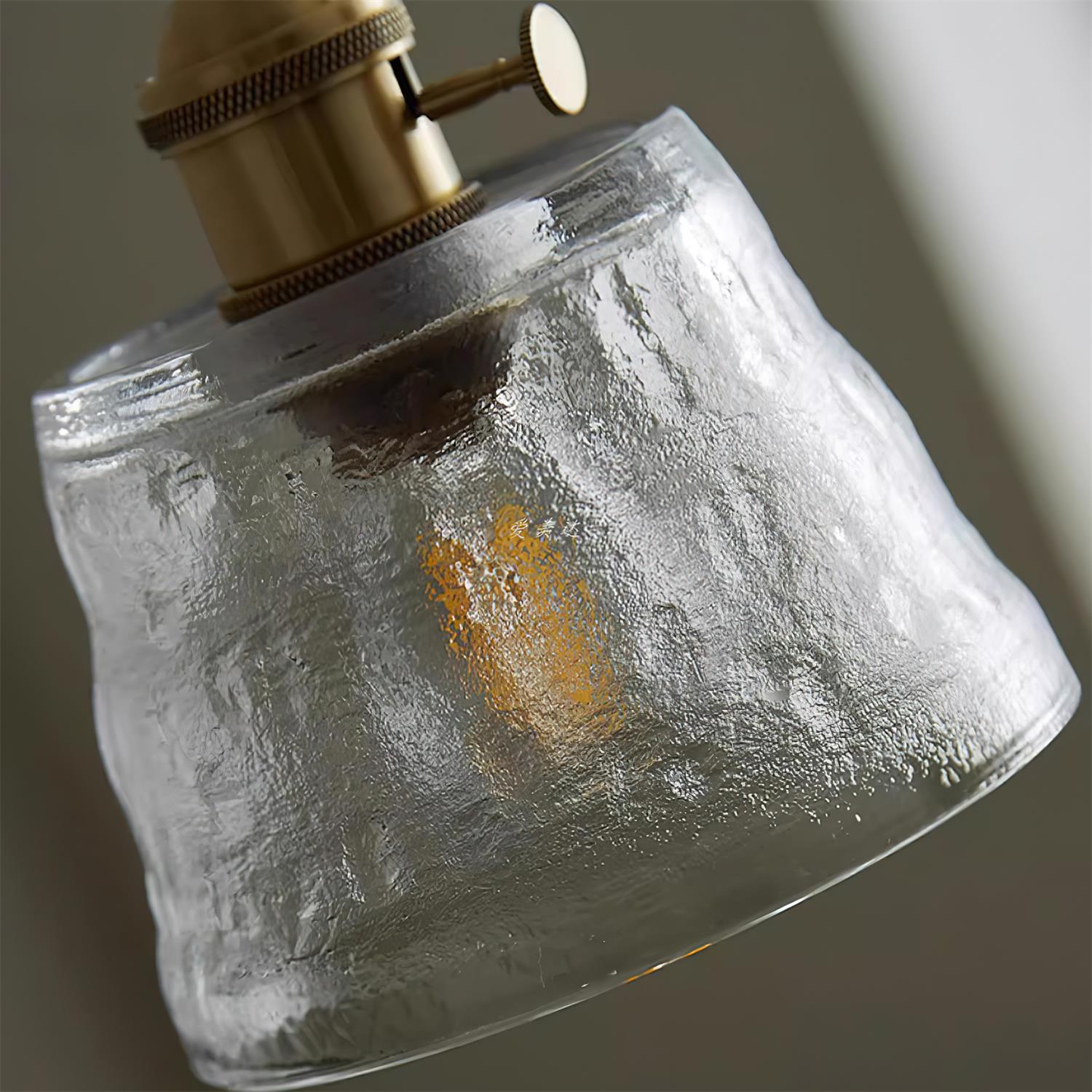 Aura Suspension Vintage Laiton Verre - Neutralighting