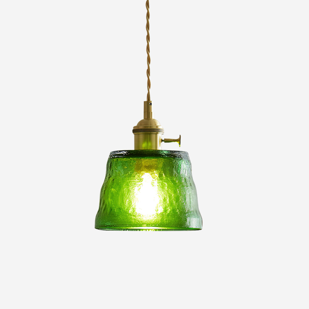 Aura Suspension Vintage Laiton Verre - Neutralighting