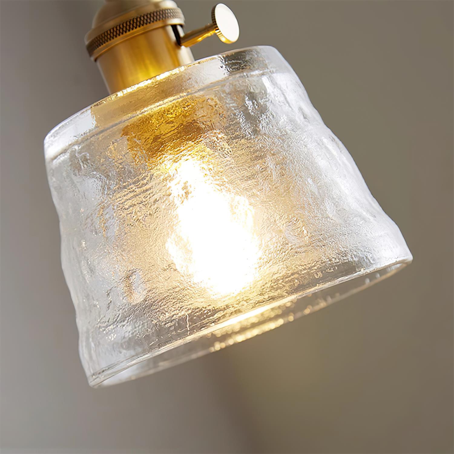 Aura Suspension Vintage Laiton Verre - Neutralighting