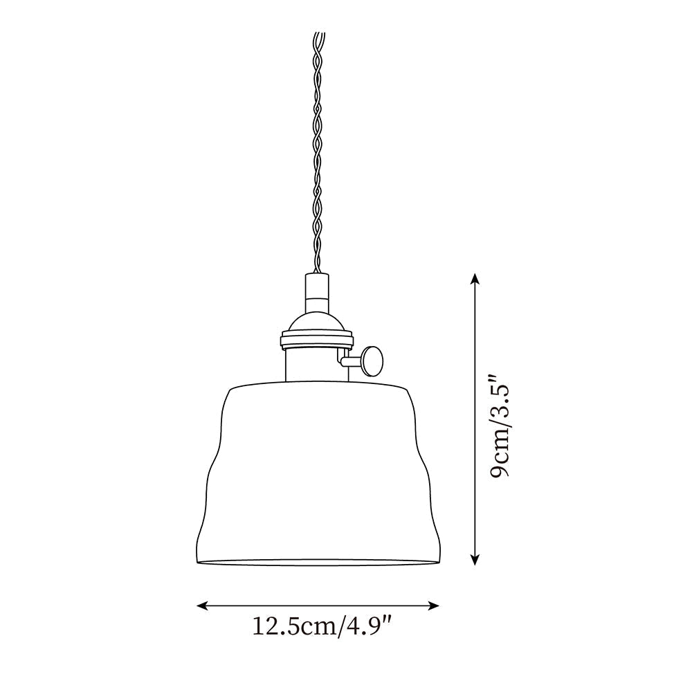 Aura Suspension Vintage Laiton Verre - Neutralighting