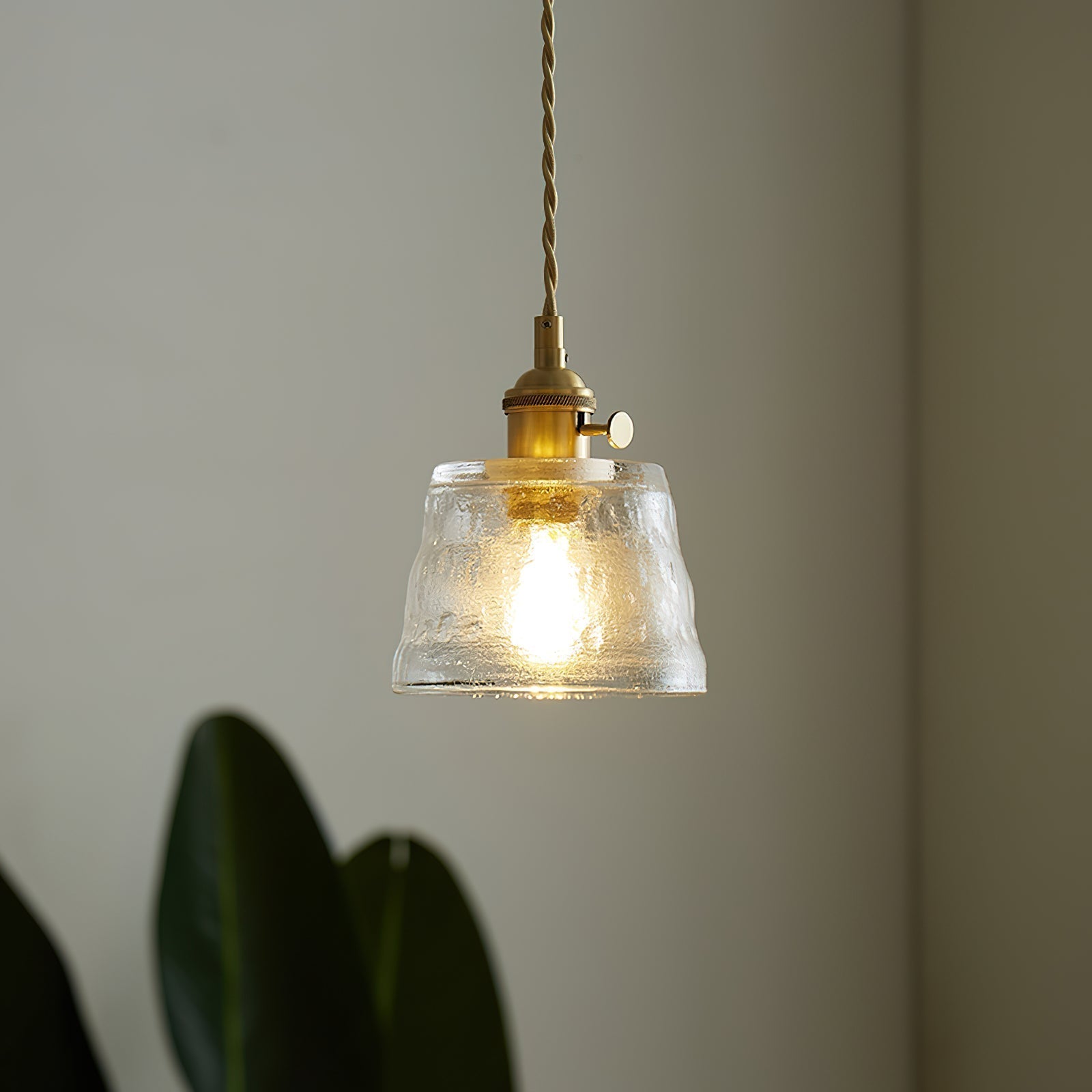 Aura Suspension Vintage Laiton Verre - Neutralighting