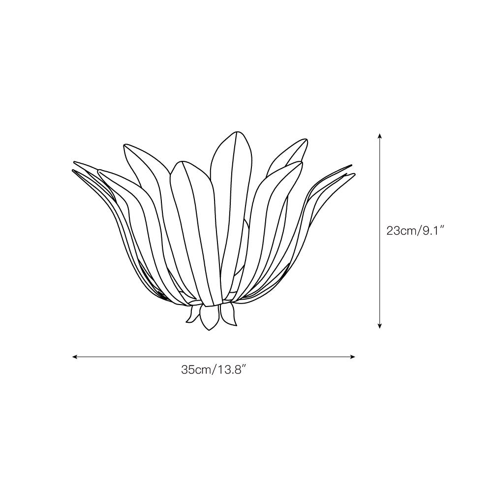 Basis Applique Murale en Métal de Laiton à Créativité Individuelle - Neutralighting
