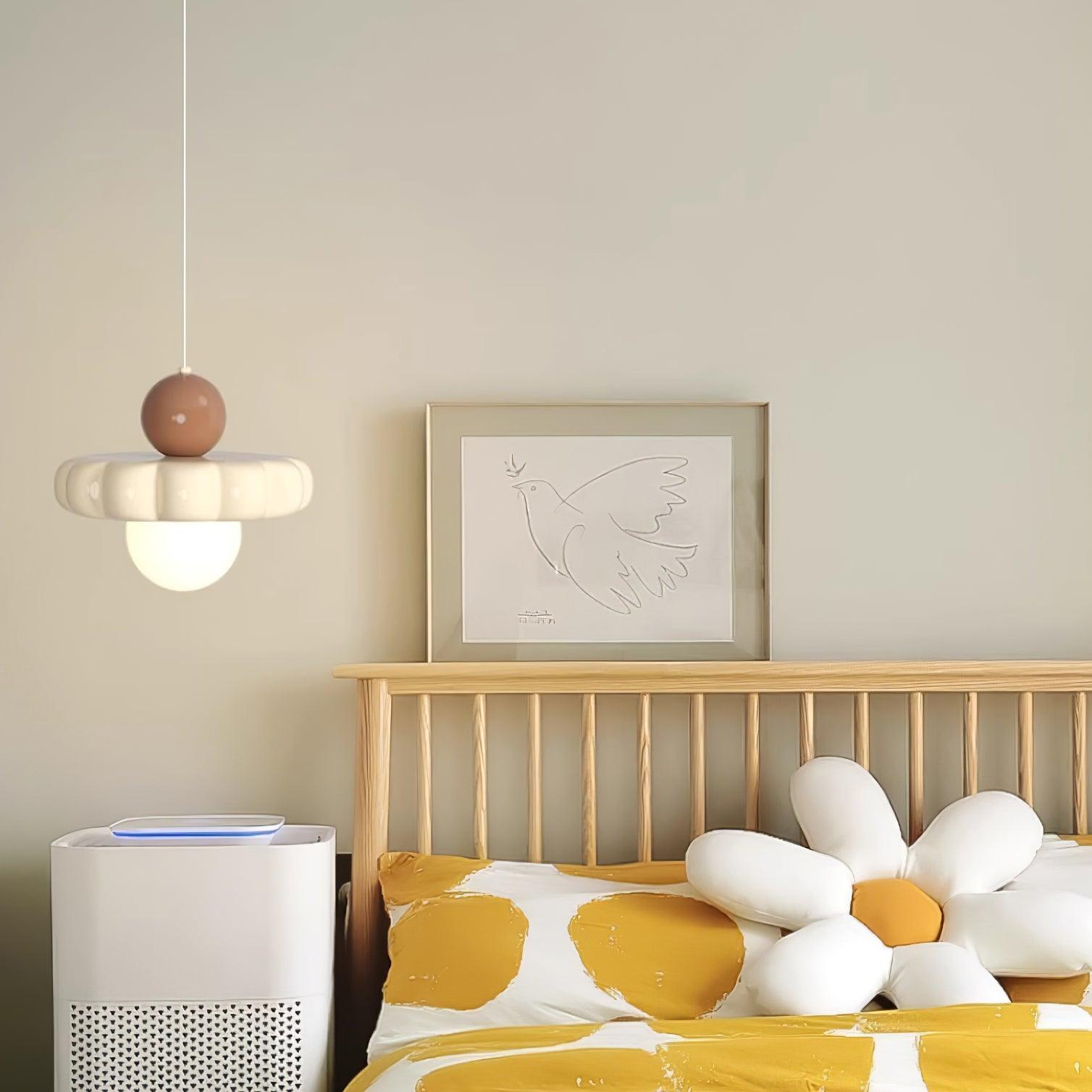 Aria Cute Cream Pendant Light - Letslighting