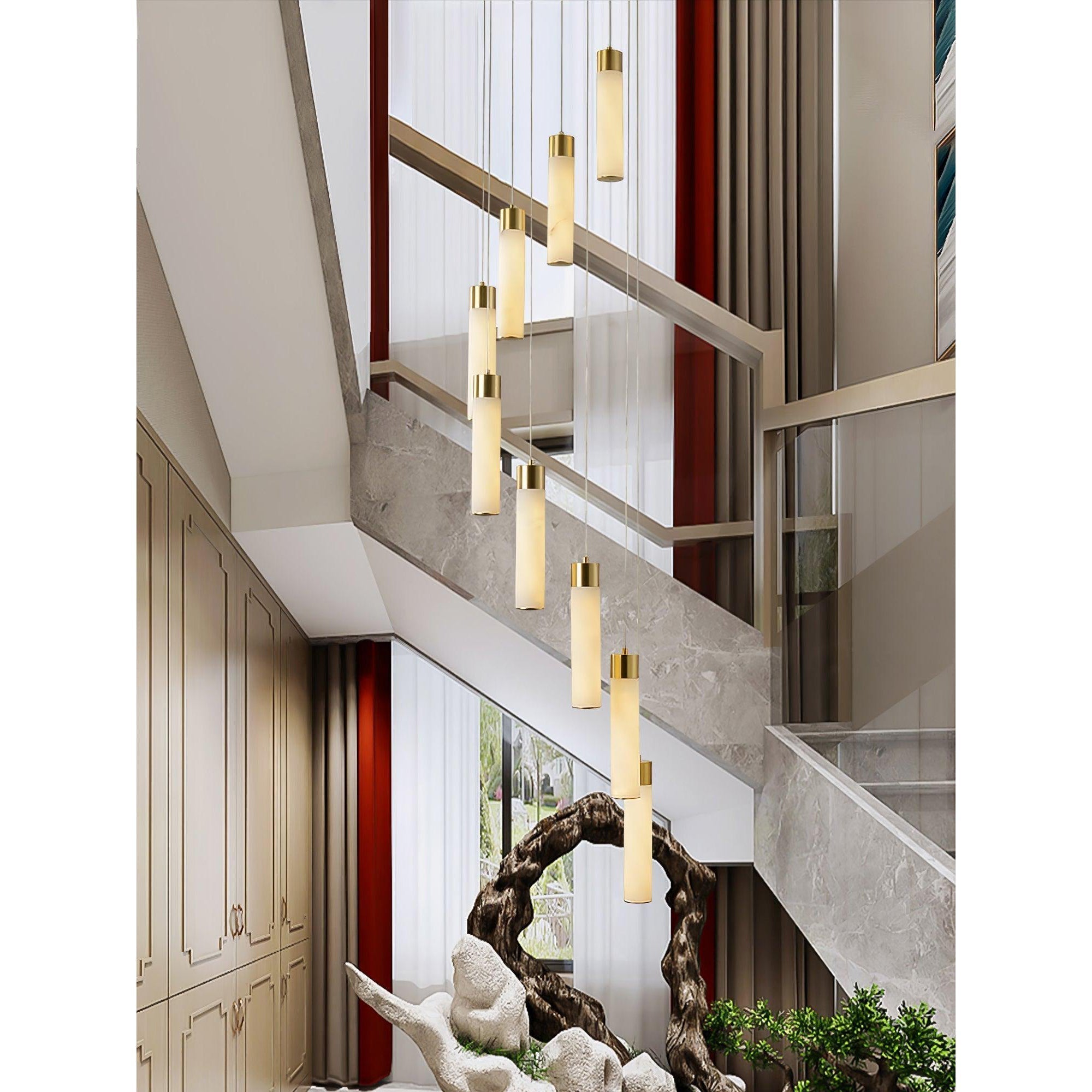 Zeal Lustre en Albâtre Cascade Minimaliste Moderne - Neutralighting